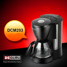 DCM203 кофе машина сохранение тепла Кофеварка 1.25L емкость кофе делая машина Эспрессо кофеварка