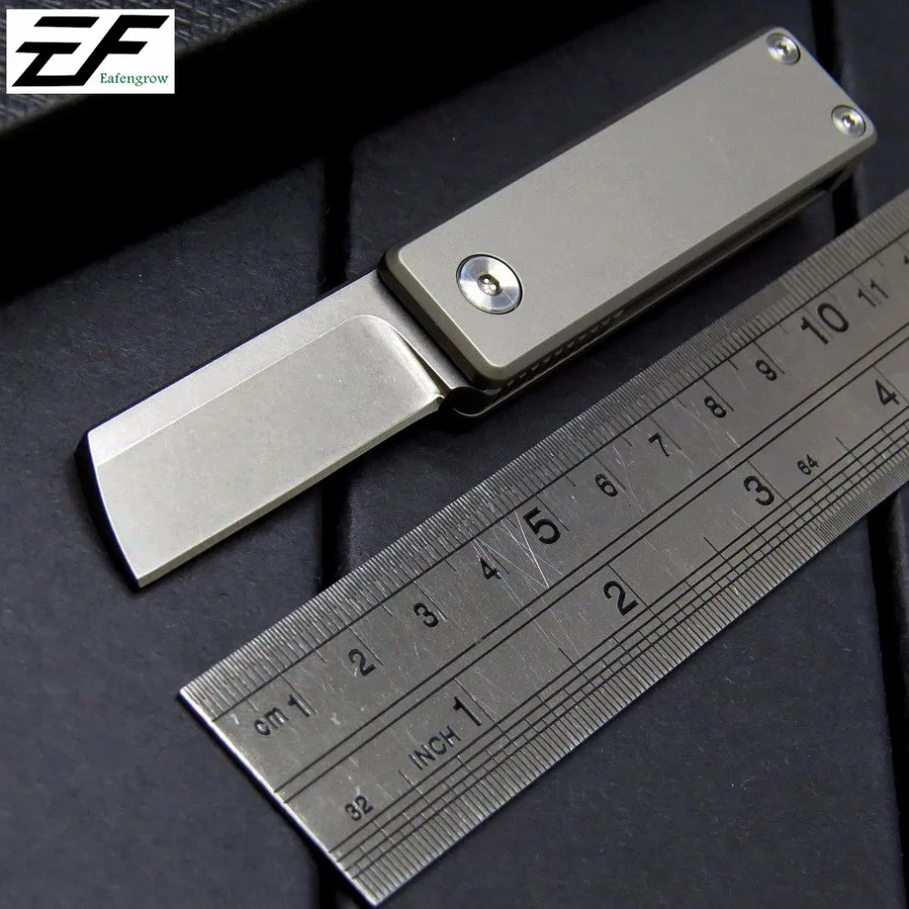 

Good Saleing Serge Mini Folding Knife Titanium Alloy Handle M390 Blade Outdoor Hand Tool Pocket Knives Bottle Opener