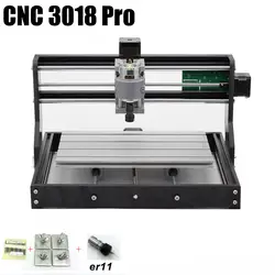CNC 3018 Pro GRBL управления ER11 Diy мини ЧПУ, 3 оси печатных плат фрезерный станок, дерево маршрутизатор, лазерная гравировка
