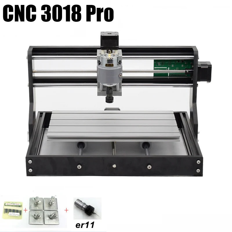 CNC 3018 Pro GRBL control ER11 Diy Мини cnc машина 3 оси pcb фрезерный станок деревянный