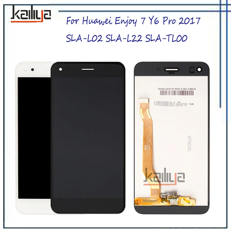 

LCD Display For Huawei Enjoy 7 Y6 Pro 2017 SLA-L02 SLA-L22 SLA-TL00+5.0" Touch Screen Digitizer Assembly Replacement Black White