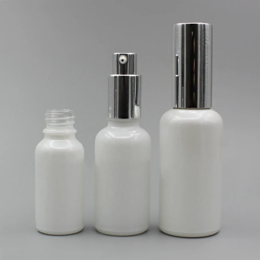 

50ml glass serum bottle, 1.7 oz cosmetic packaging container hair lotion cleaning glass bottle