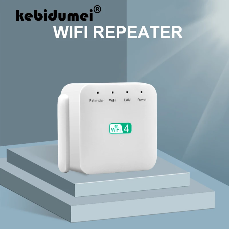Kebidumei Беспроводной WI-FI ретранслятор 300 Мбит/с маршрутизатор усилители сигнала