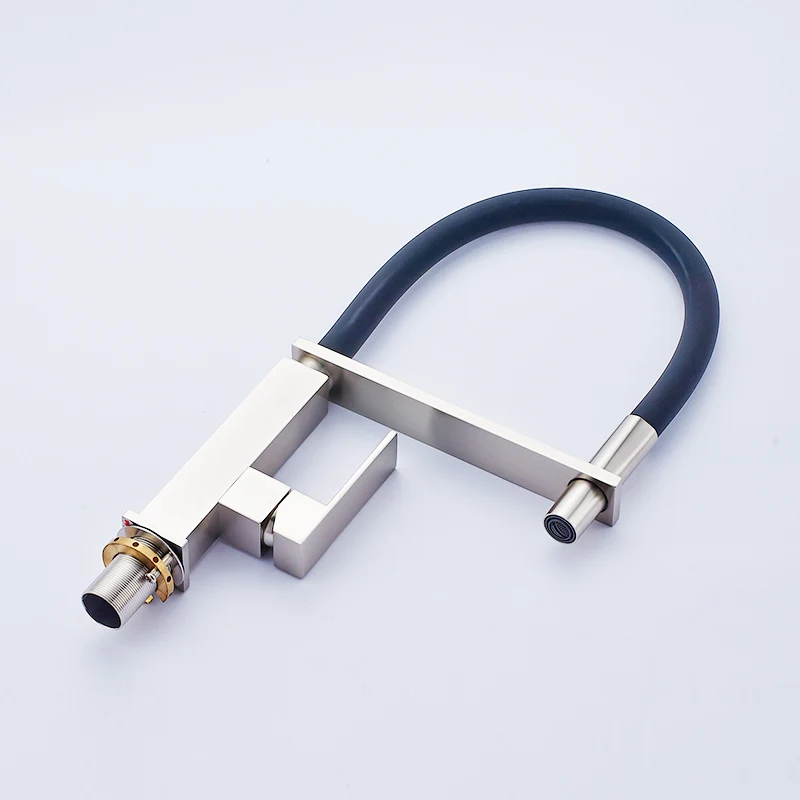  Fapully kitchen Taps Mixer 360 Degree Swivel 100% Solid Brass Single Handle Mixer Sink Faucets Brus - 32819910188