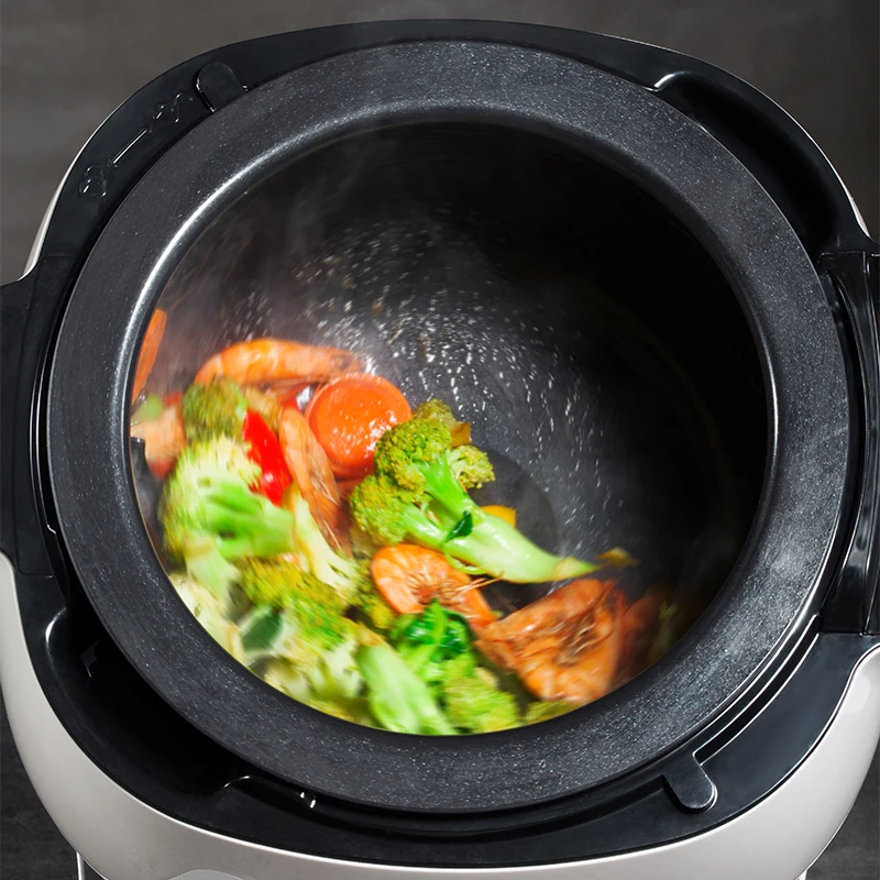 

Commercial & Household Using 220V Intelligent Electric Automatic Stir Frying Machine 6L Cooking Wok Pot Non-stick Multi Cooker