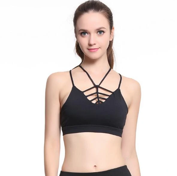 

Woment Athletic Vest Padded Tank Top Gym Fitness Sports Bra Stretch Cotton Seamless Breathable Yoga Bras Underwear female set