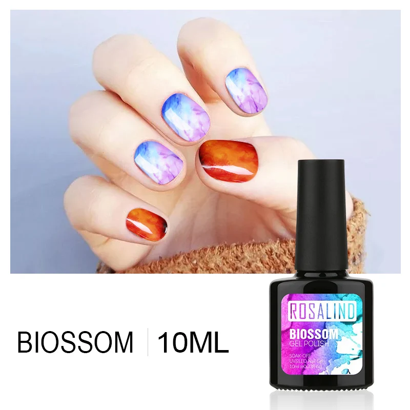 ROSALIND Gel 1S 10ml Nail Blossom Soak Off UV Primer Long-Lasting Gel Nail Polish For Manicure gel varnishes NEW