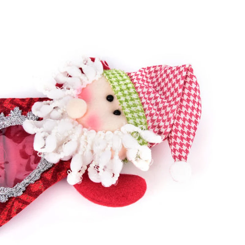 DIY Christmas Party Decor Gift Bags Sweet Candy Xmas Stocking Handbag