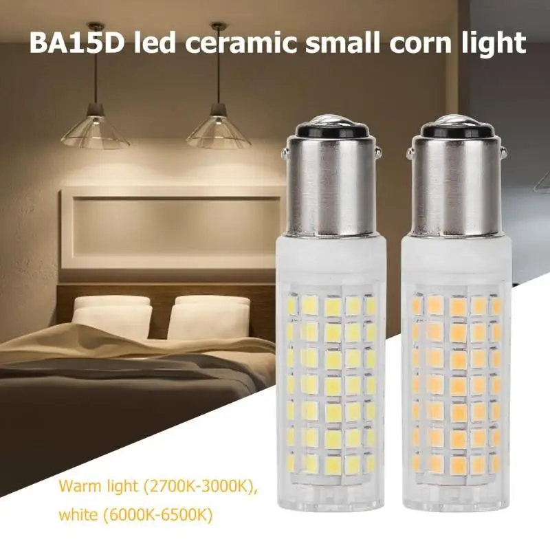 

BA15D 9W LED Light Bulb Ceramic Corn Bulb Lamp for Home Lighting Decoration led corn bulb lamp Warm/white lighting