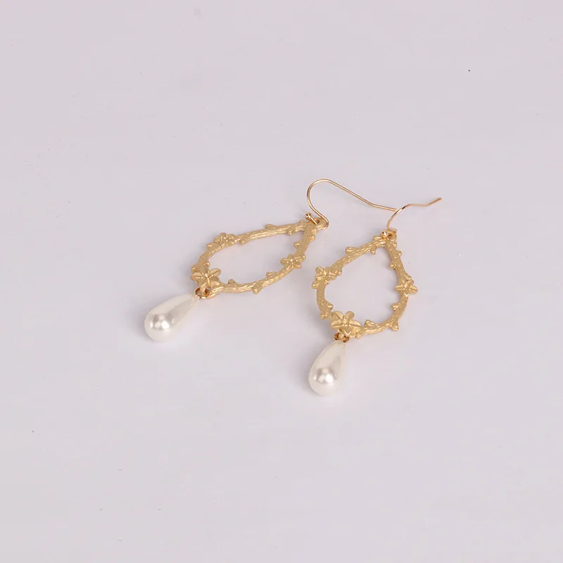 Женские дизайнерские жемчужные серьги элегантные богемные Винтажные капли с