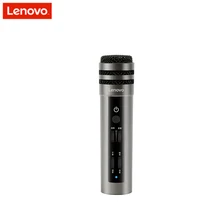Lenovo новый оригинальный um10c Portbale проводной Беспроводной микрофон караоке микрофон профессиональный ручной живой микрофон для iphone
