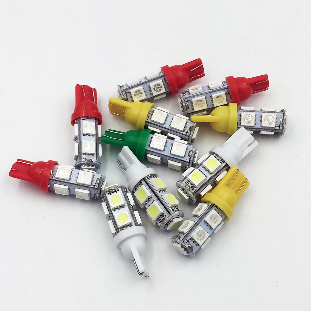 YSY 300 шт. T10 5050 9smd габарисветильник огни освесветильник для чтения купольная лампа