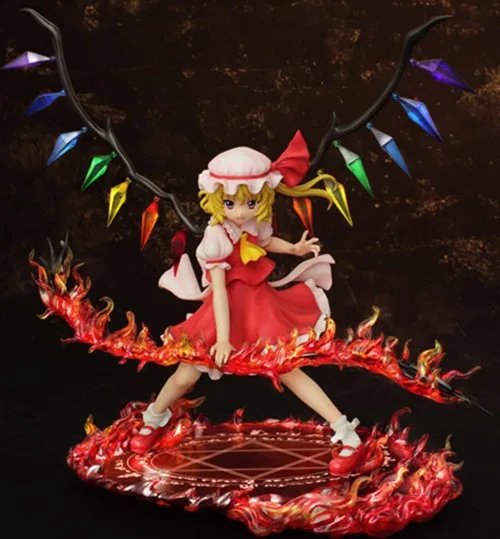 Аниме Гриффон тухоу проект Flandre Scarlet Sword Ver. ПВХ фигурки модели игрушки 25 см