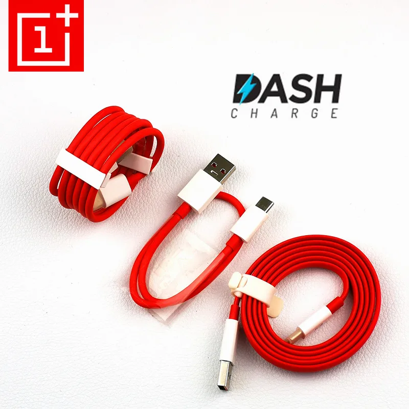 

Original OnePlus Dash Charger Cable 35CM/100CM/150CM Red Quick Fast Charge Charger Cable For OnePlus 6 5t 5 3t One Plus