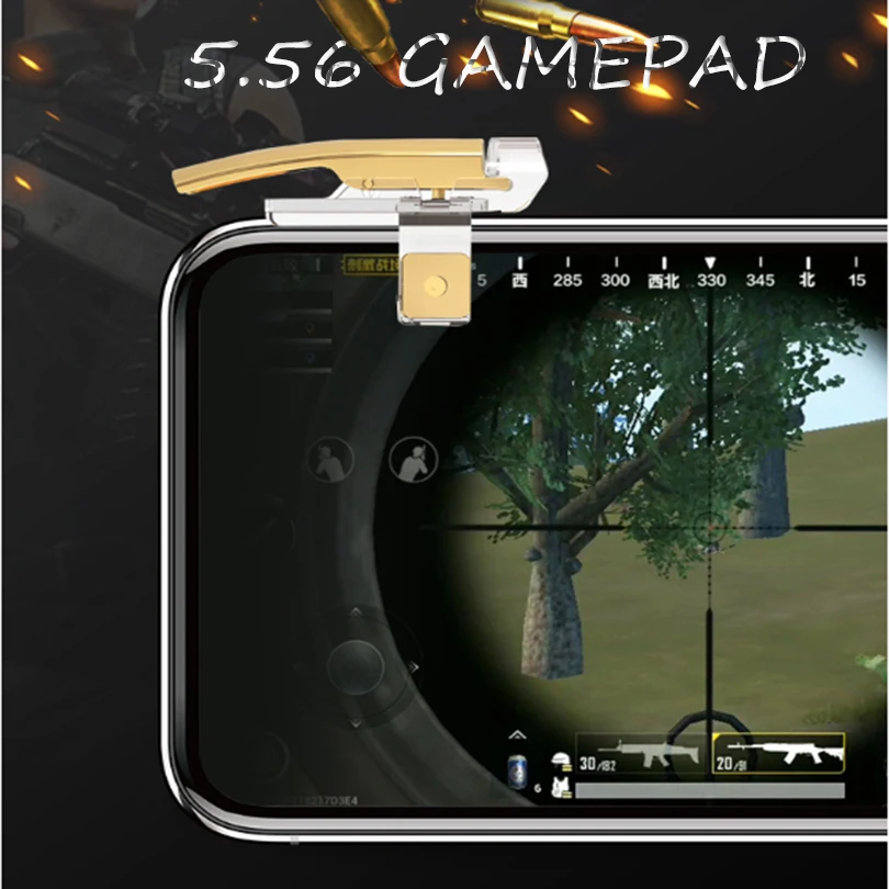 Телефон геймпад триггер Кнопка огня 5 56 Aim ключ смартфон мобильный GamesShooter