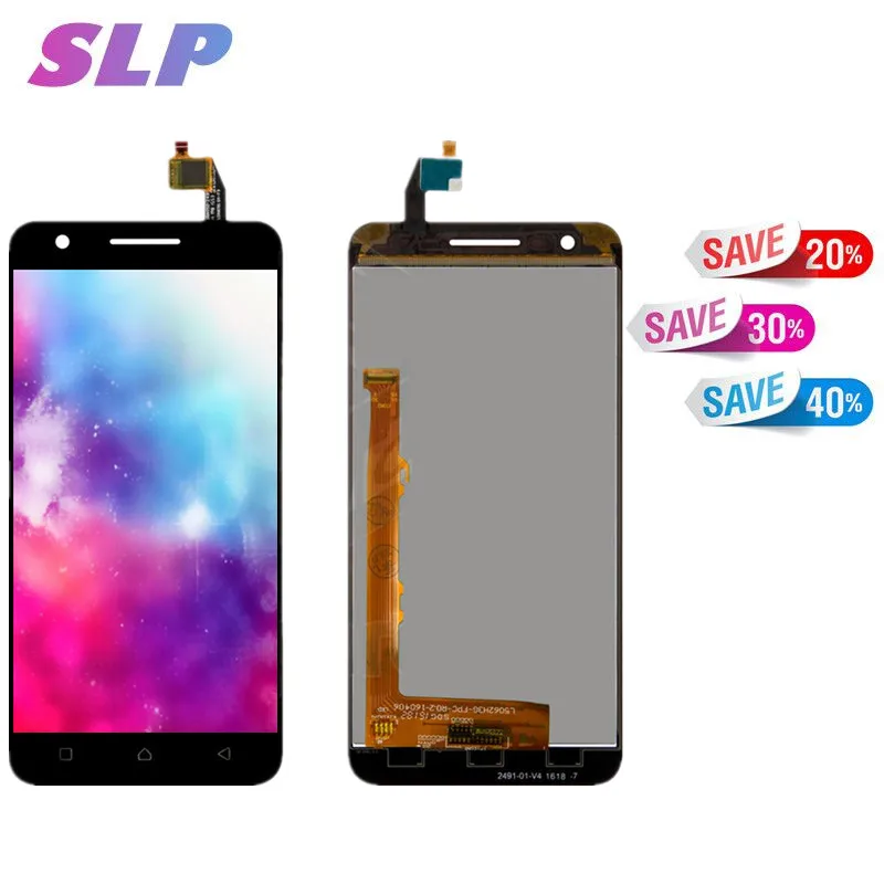 

Skylarpu 5 inch Complete LCD for Lenovo C2 (K10a40) Cell Phone Full LCD display with Touch panel