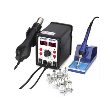 Price YIHUA 898BD+ Desoldering Station With Heat Soldering Iron Heat Gun Soldering Stations