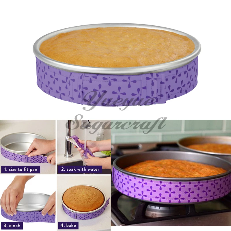 

Yueyue Sugarcraft Cake decorating Tools Baking cake mold baking sheet to protect banding cloth Protecting Baking Pan Deformation