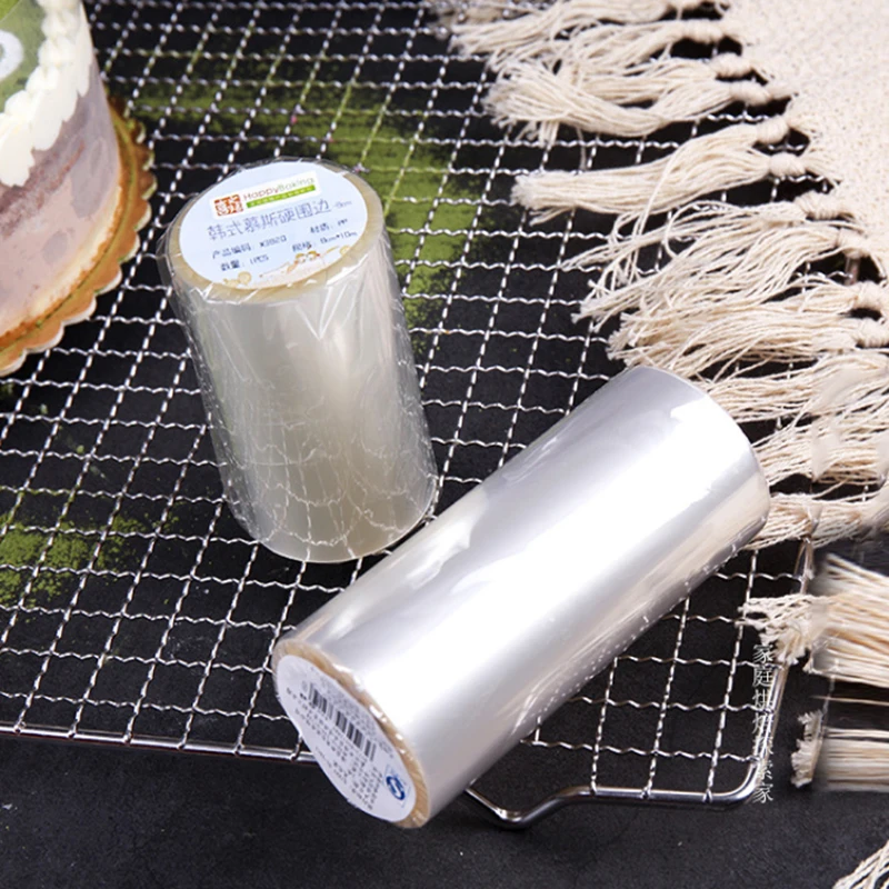 

Newest Roll Transparent Clear Mousse Surrounding Edge Wrap Tape Baking Cake Collar Roll DIY Home & Kitchen Accessories