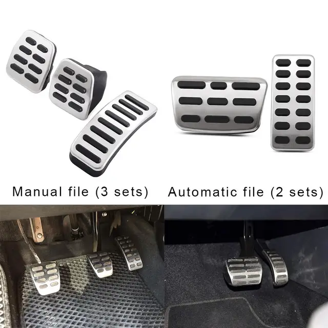 Manual Automatic Car Accelerator Pedal Brake Stainless Manual Automatic Car Accelerator Pedal Brake Stainless Cover System Embly