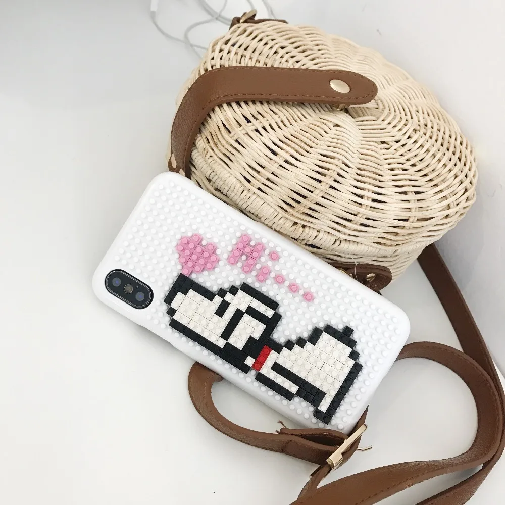 Чехол для мобильного телефона iPhone 6 6s 7 8 Plus X XS MAX XR Lego сделай сам щенок