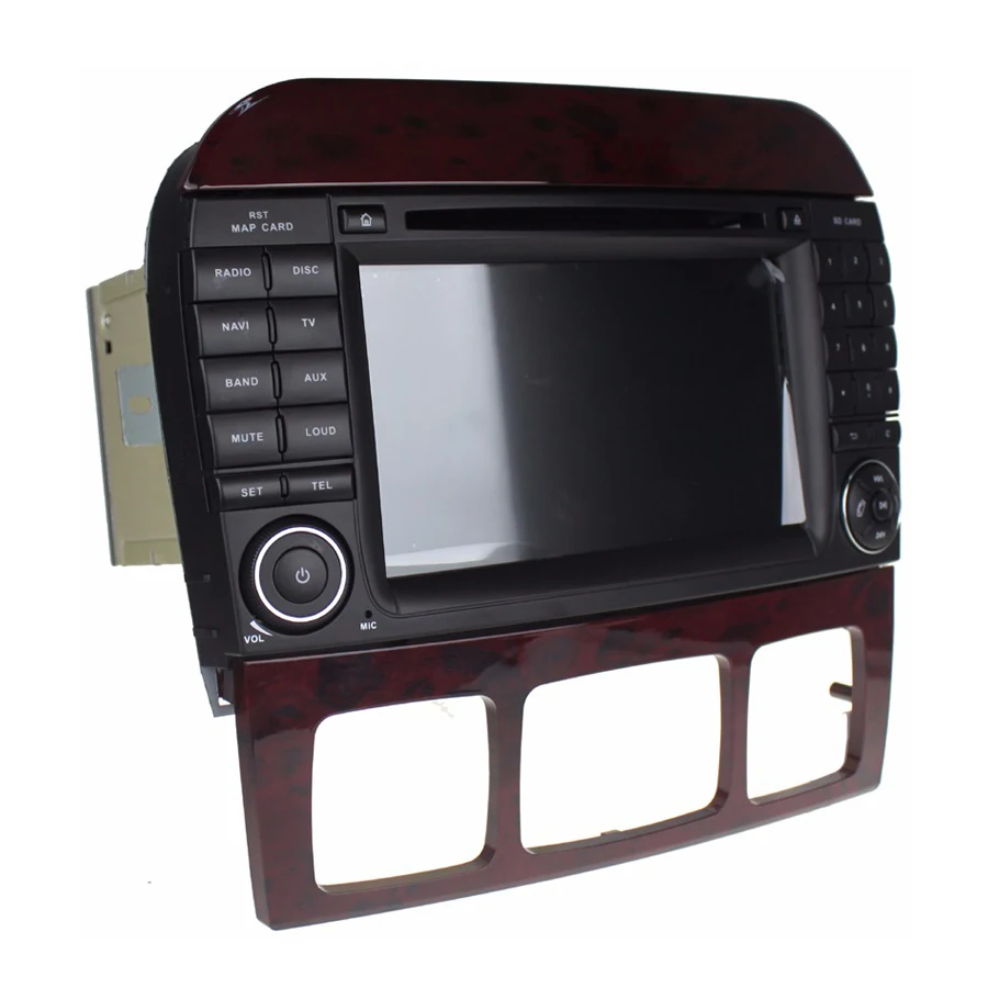 Perfect 7" IPS 2 Din Android 9.0 Car DVD player 8 Core 64GB ROM 4GB RAM 4G RDS autoradio For Benz S-Class W220 S400 S420 S430 W215 CL600 3