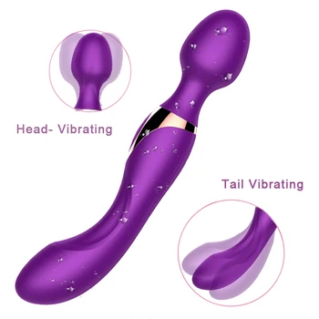 New AV magic wand G Spot massager, USB charge Big stick vibrators for women female sexy clit vibrator adult sex toys for woman 2