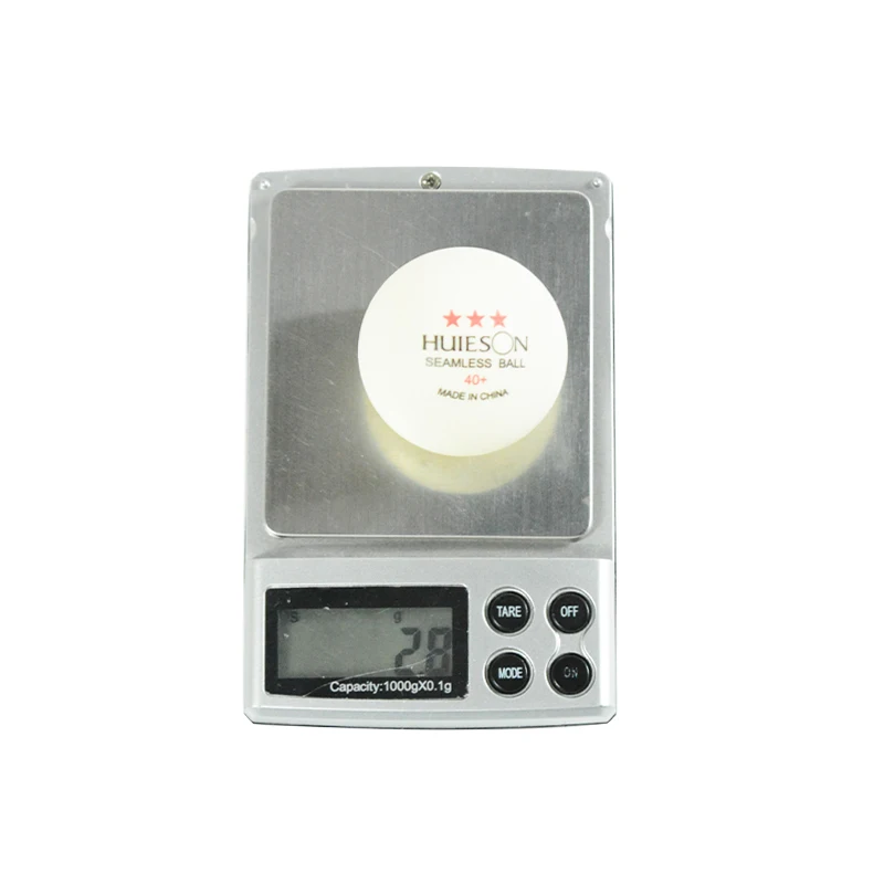 Huieson 6 قطعة/صندوق سلس البلاستيك تنس طاولة كرات ABS جديد المواد بولي كرة بينغ بونغ 40 + 2.8g الجدول التدريب كرات 2 الألوان