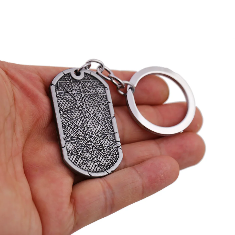 Метро исход 2033 брелок череп кулон брелки Dog Tag брелки для ключей ключи от машины очаровательный брелок игровые ювелирные изделия llaveros подарки