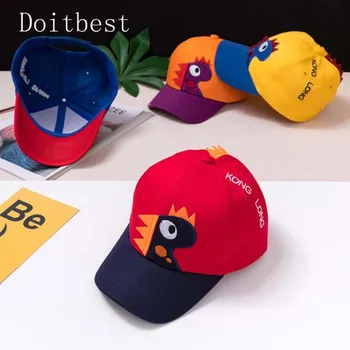 

Doitbest 1 to 4 Years old Children Hip Hop Baseball Cap Small dinosaur bird Autumn Baby kids Sun Hat Boys Girls snapback Caps