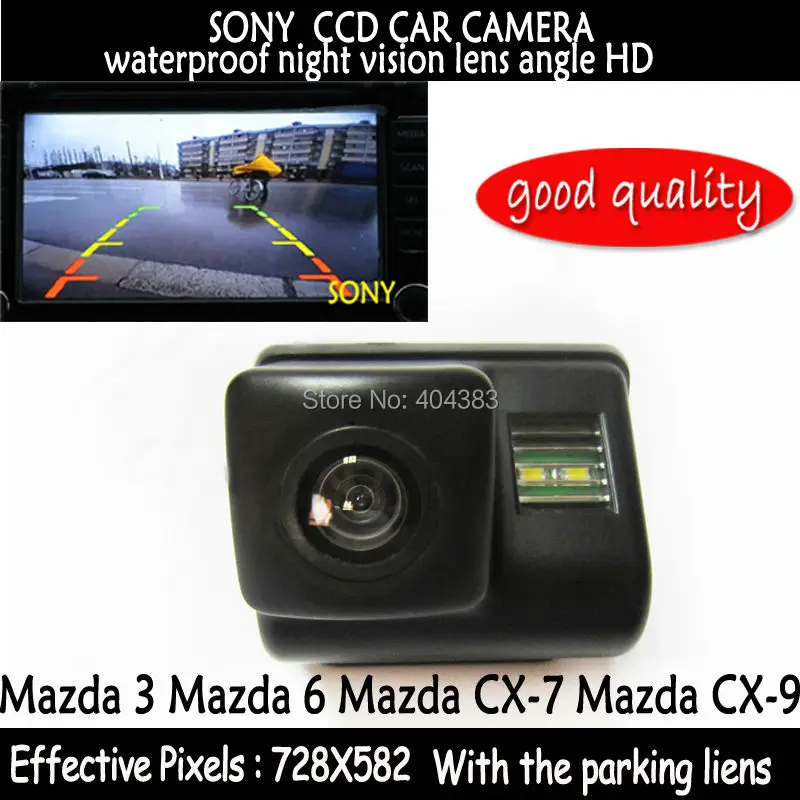 

Parking Assistance SONY CCD HD Car Rear View Reverse Backup Color Camera night vision for Mazda 3 Mazda 6 Mazda CX-7 Mazda CX-9