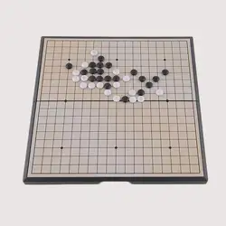 Горячая качество складная игра Go WeiQi Baduk полный набор камень 18x18 Размер обучения