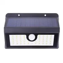 300LM 45 светодио дный Солнечный Мощность светодио дный свет движения PIR Сенсор настенный светильник Водонепроницаемый открытый сад улица двор безопасности Лампа Белый свет