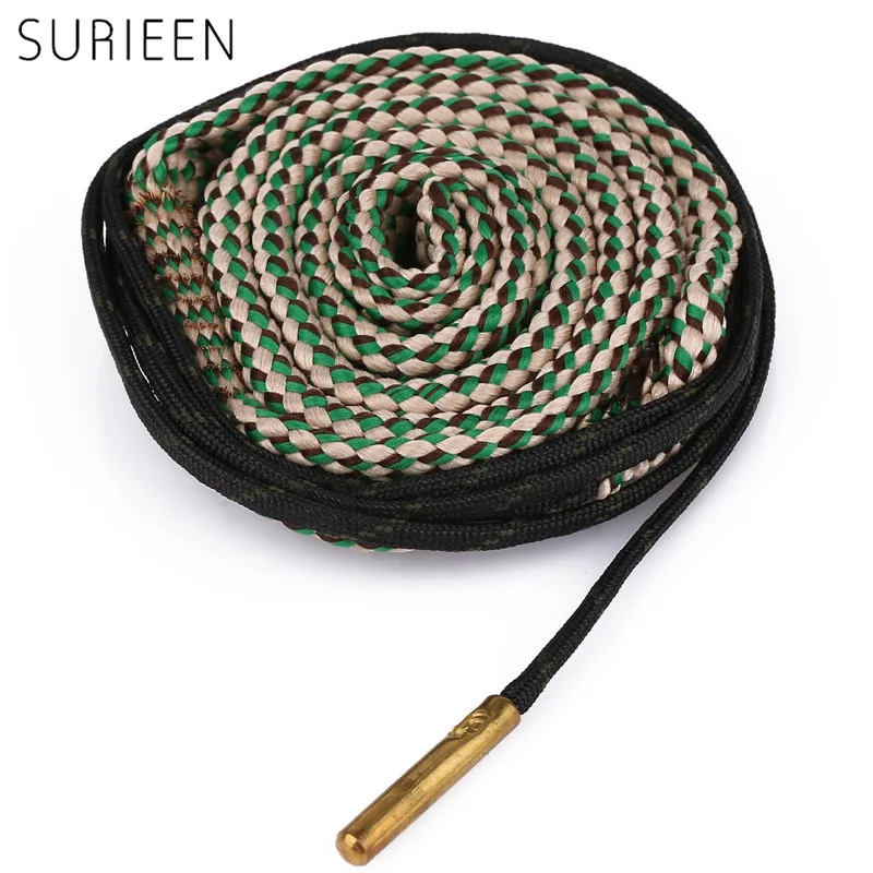 SURIEEN Hunting Gun Accessories Boresnake Gun Cleaning for 7.62mm .308 30-30 30-06 .300 .303 .30 cal Pistol/ Rifle Cleaner Rope