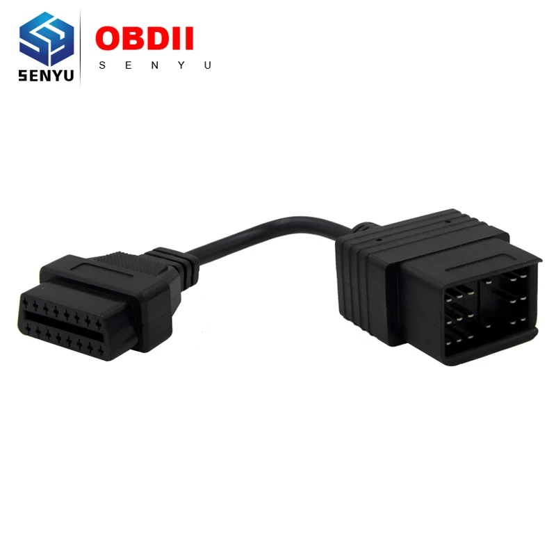 

High Quality For TOYOTA 17 Pin to 16 Pin Female Car Diagnostic Adapter 17p to OBD OBDII 16p Converter Cable