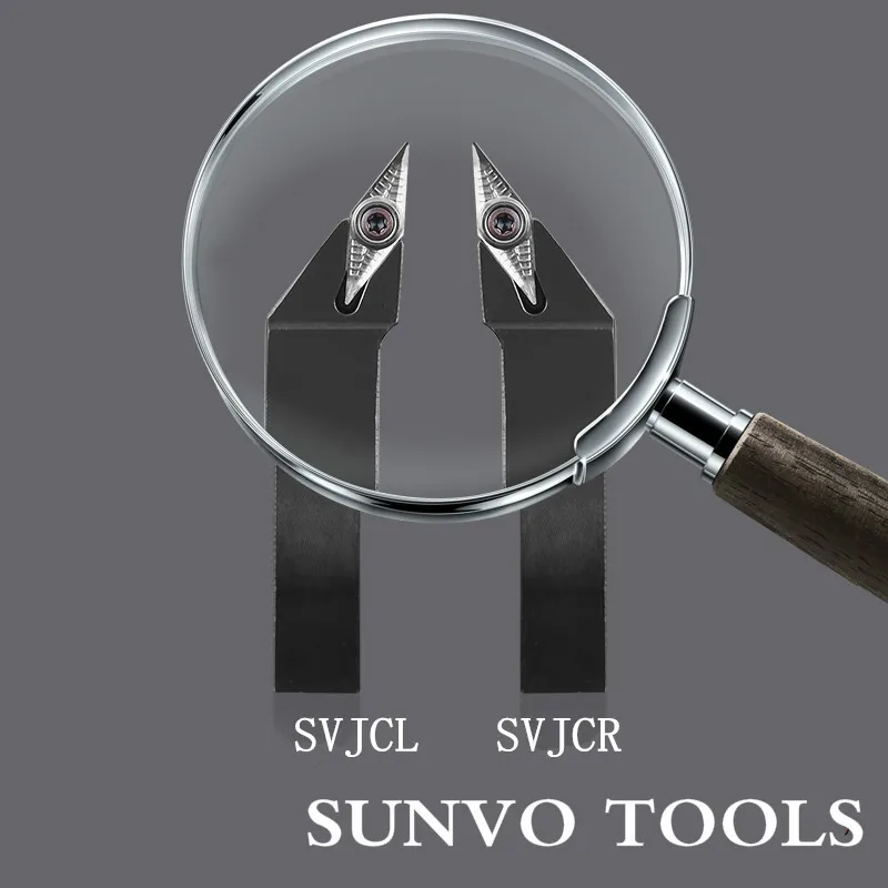 SVJBR/SVJBL 1212H11/1010H11 Use Carbide Insert VCBT VCMT VCGT 110304/110308/160404/160408 External Turning Tools Holder