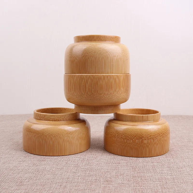 5 шт. бамбуковая детская чаша высокого качества бамбуковая посуда экологичные бамбуковые чашки для салата деревянная ручная работа