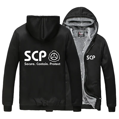 Высокая Q SCP основа длинные камуфляжные рукава утолщение темно синие толстовки повседневные толстовки пальто на молнии свободные топы с капюшоном - Color: 14