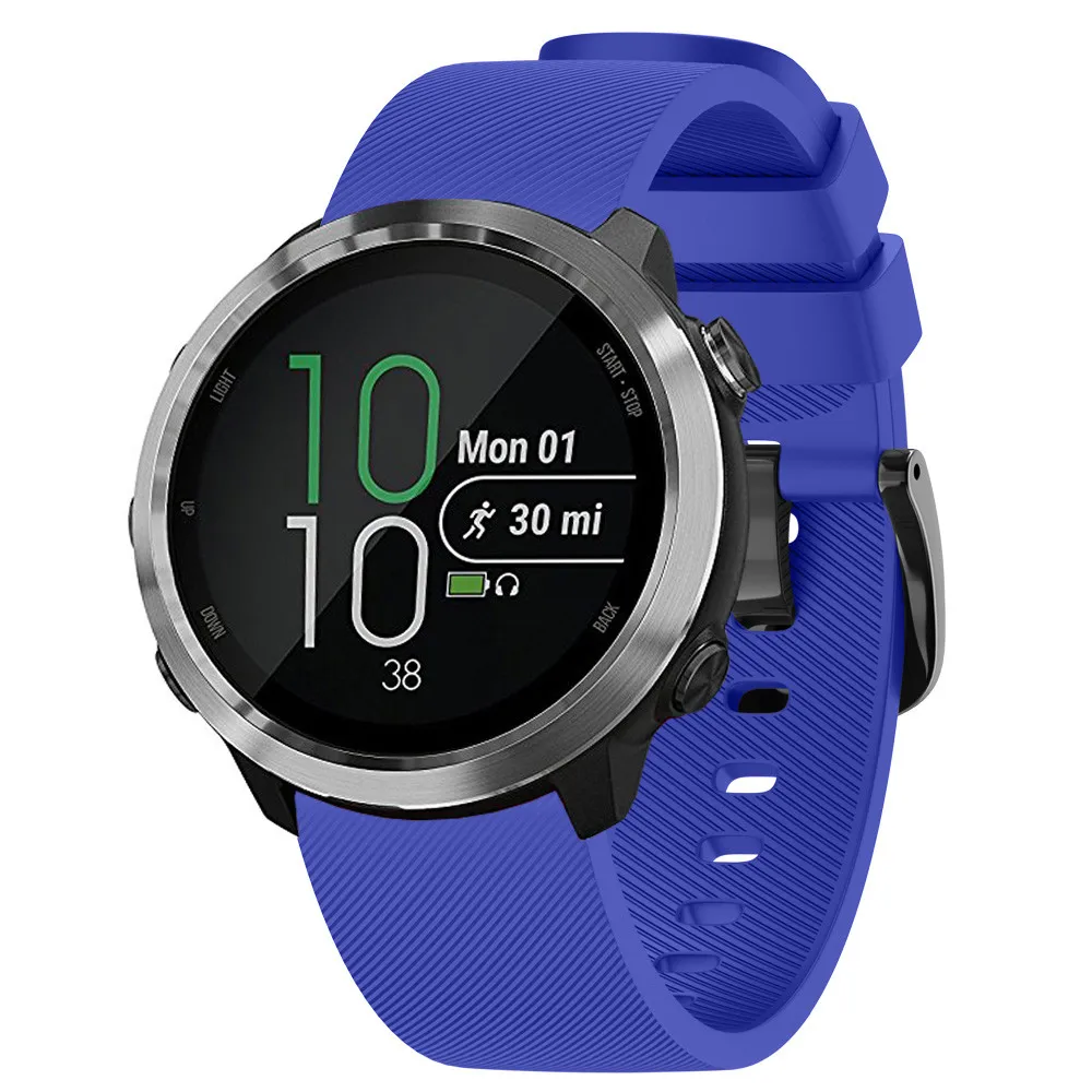 Силиконовый ремешок для наручных часов Garmin Vivoactive 3 Forerunner 645 samsung gear Sport S4 Сменные аксессуары для часов