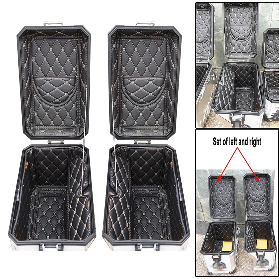 

2pcs Motorcycle Box Inner Container Side Box Inner lining Tail Case Trunk Inner Bag for BMW F800GS LC/ADV 13-17
