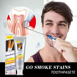 Зубная паста для ухода за полостью рта 100 г Стоматологическое ежедневное использование отбеливания зубов удаление пятен курильщиков