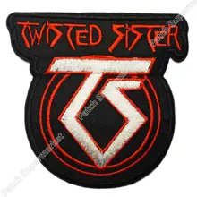 3," Twisted Sister TS логотип музыкальная рок-группа вышитая железо на и нашивка на одежду тяжелая металлическая Заказная заплата