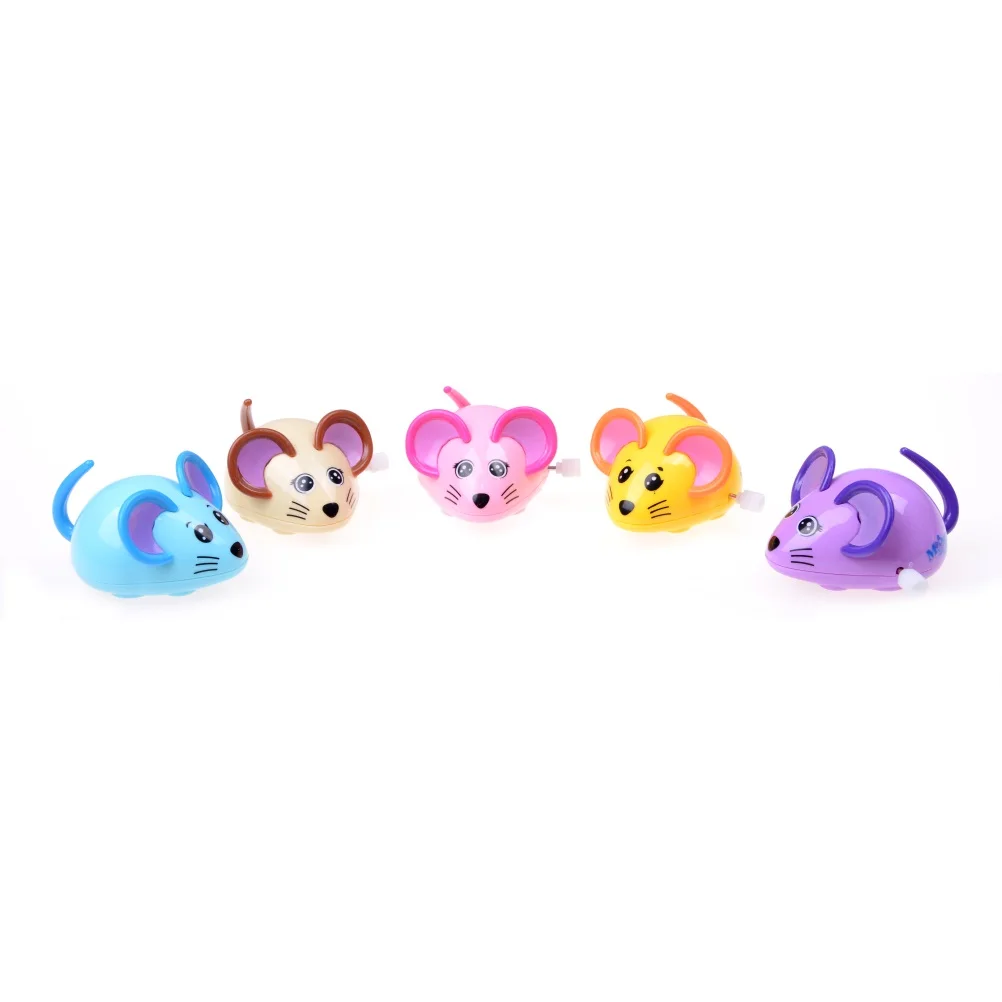 Забавная мышь для детей Подарки Kawaii крыса мультфильм животных Заводной дизайн игрушки новое поступление