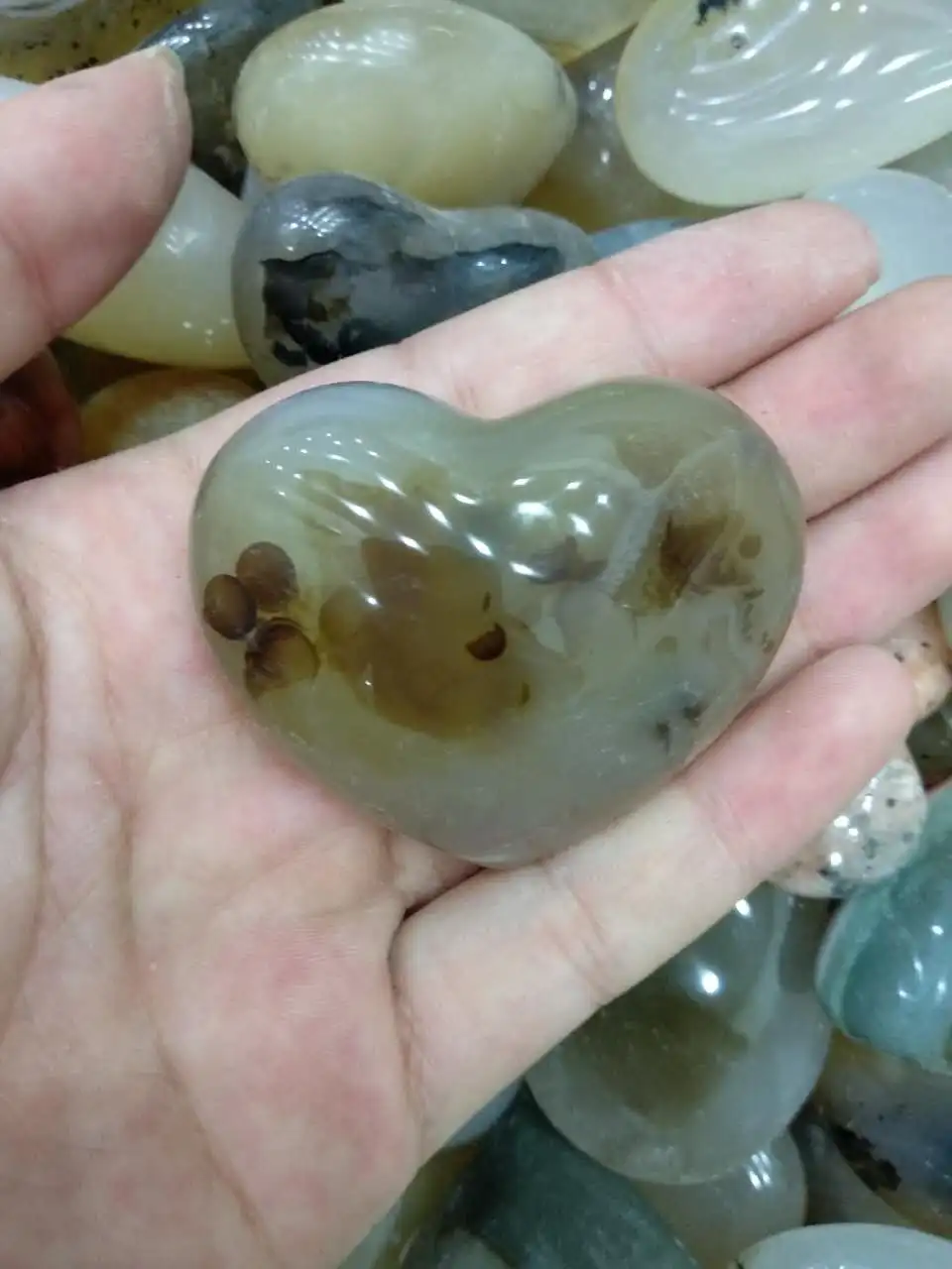 Gorgeous Rare Carnelian Geode Crystal Quartz Agate heart Polished Specimen Natural stones and Minerals | Дом и сад