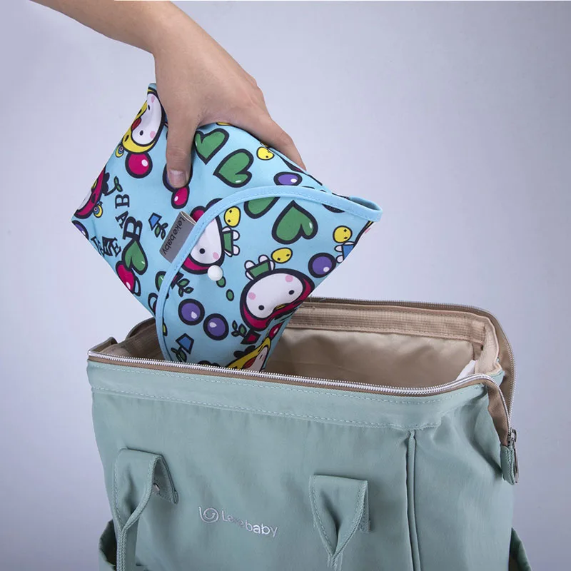 Lekebaby Детские Пеленки сумки для беременных сумка Водонепроницаемый влажной тканью пеленки рюкзак сухой мокрой сумка для уход за ребенком для мамы