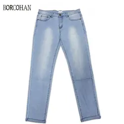 Для мужчин классический голубой узкие штаны джинсы для на открытом воздухе Приключения Джинсы yk110