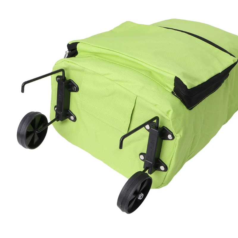Шопинг легкий рюкзак на колесиках складные колеса Путешествия Портативный багаж Мода