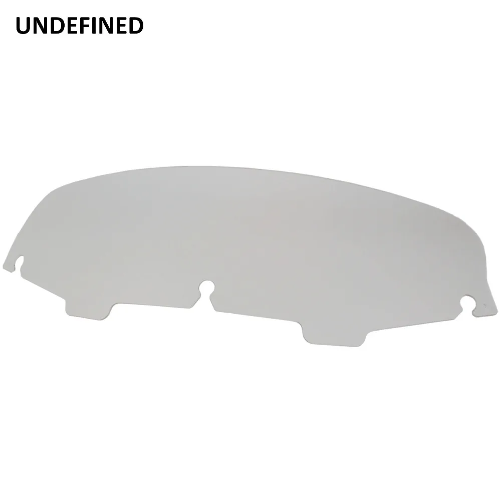 

5" Wave Motorcycle Windshield Windscreen Deflector Clear For Harley Touring Road King Electra Street Glide 1996-2013 UNDEFINED