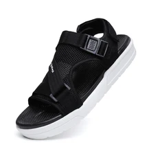 Fire летний больших размеров; Брендовая обувь; пляжные мужские сандалии; мужская повседневная обувь; модные уличные водонепроницаемые сандалии из суперволокна