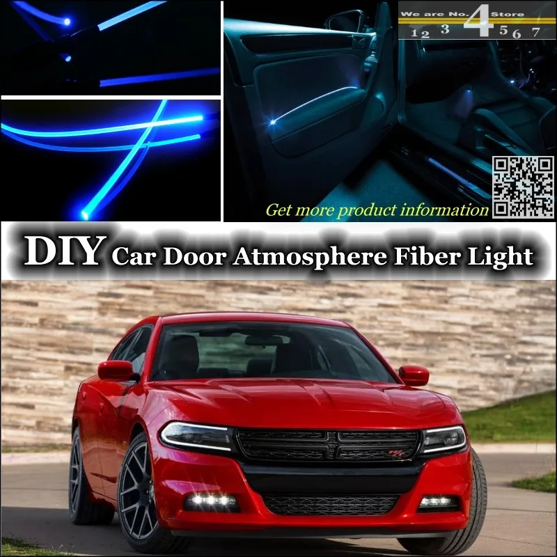 For Dodge Avenger / Gts Interior Ambient Light Tuning Atmosphere Fiber Optic Band Lights Door